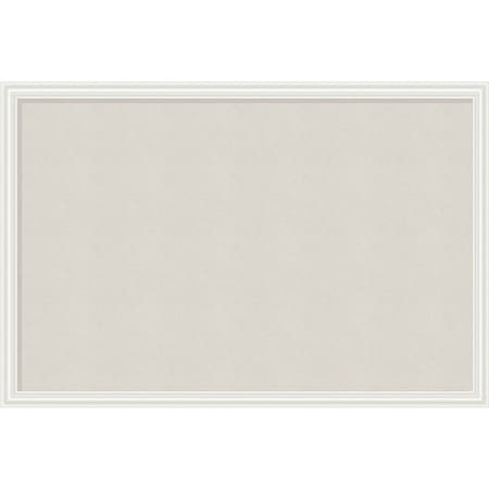 U Brands Bulletin Board, Linen, 30"Wx20"Lx3/4"H, Natural UBR2074U0001
